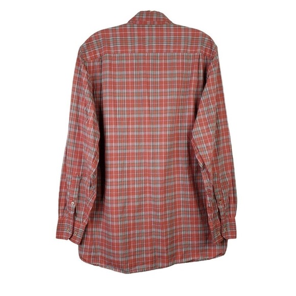 Southern Tide Button Down Shirt LS Mens M Classic Fit Plaid Logo Cotton - Picture 3 of 10